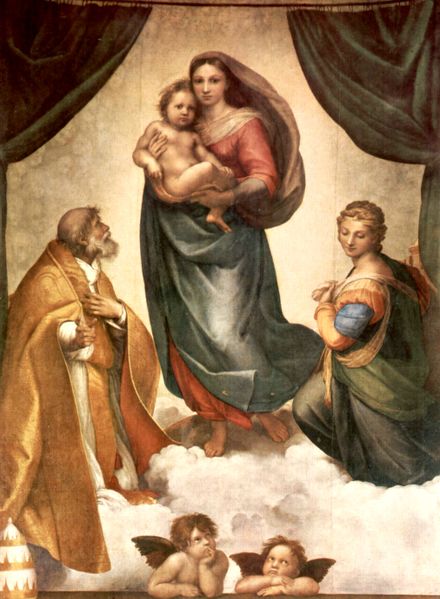 Raffaello Santi: Sixtusi Madonna (1513-1514) 